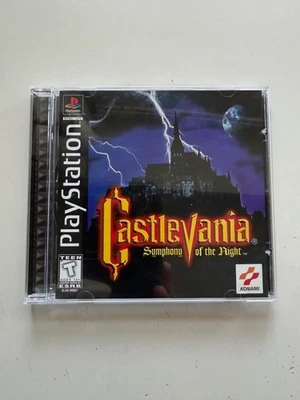 Castlevania Symphony of the Night PlayStation PS1 Etiqueta Negra Completo Funcionando Foto 1 de 4