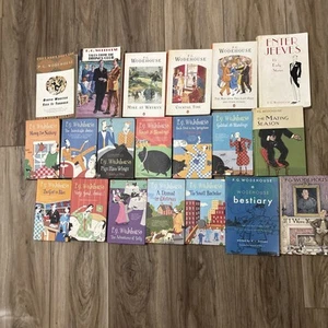 20 Vtg. P.G. Wodehouse Jeeves British Humor Mixed Book Lot - Picture 1 of 8