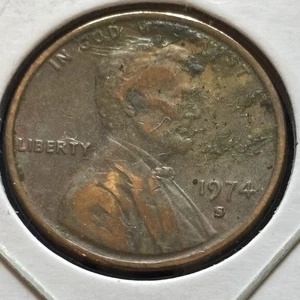 1974 S Lincoln Memorial Cent - Picture 1 of 6