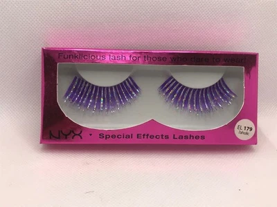 NYX FUNKLICIOUS LASHES SPECIAL EFFECTS LASHES EL179 ?coholic! - Image 1 of 4