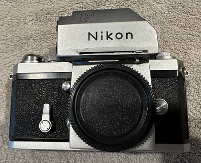 Nikon F 35mm SLR Film Camera Body with Photomic FTn Prism - Image 1 of 4
