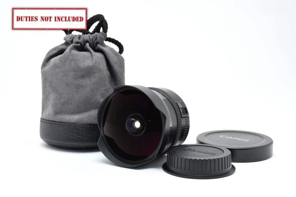 [Near MINT] Canon EF 15mm f/2.8 Fisheye Wide Angle Lens From JAPAN - Image 1 of 4