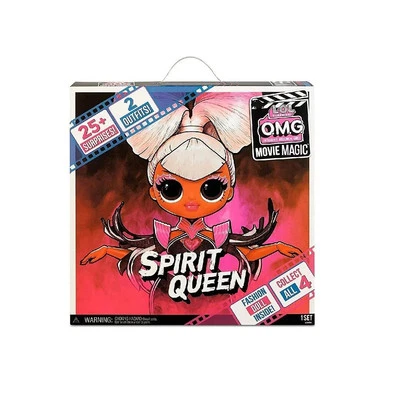 MGA ENTERTAINMENT LOL Surprise OMG Movie Magic Spirit Queen Fashion Doll w 25 Surprise Accessories