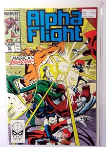 Alpha Flight #80 (1990) Marvel Comics 1st Print Comic Book - Picture 1 of 1