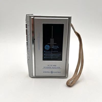 Reproductor/Grabador de Cassette GE Vintage 3-5315A AC/DC Probado Funciona Foto 1 de 4