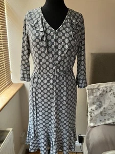 Laura Ashley Ladies Dress Size 10 Colour Grey - Picture 1 of 11