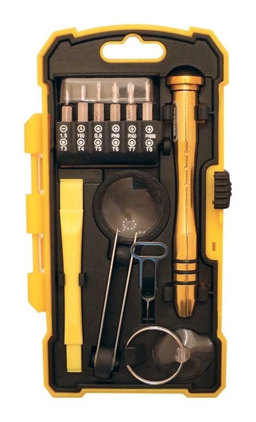General Tools 660 Durable Black Precision Smart Phone Repair Tool Kit 10 in. - Image 1 of 1