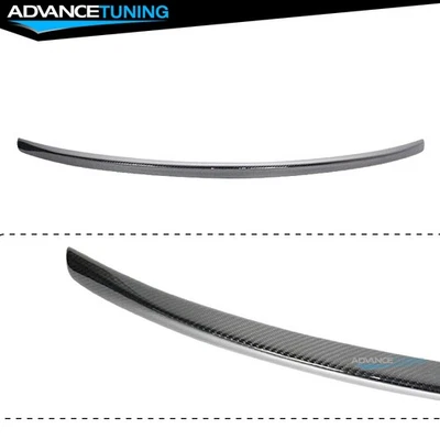 Fits 16-19 Benz GLE Class C292 Coupe 4DR AMG Carbon Fiber Trunk Spoiler Lip Wing - Image 1 of 4