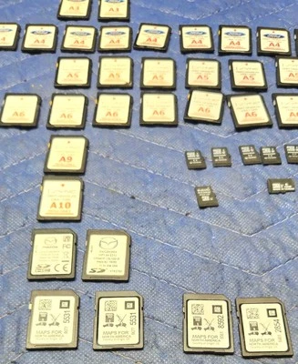 Big Lot Of 55 SD Map Update Cards And 12 Empty Cases. - Image 1 of 4