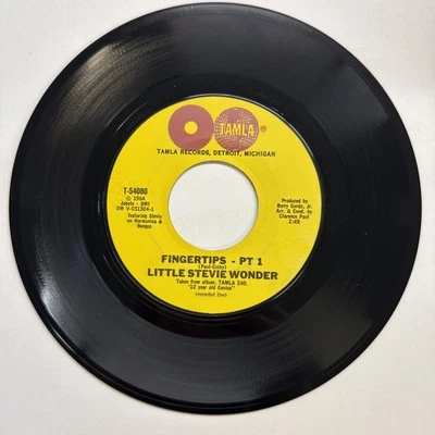 Little Stevie Wonder FINGERTIPS PT 1 & 2 (SOUL 45) #54080 NM — 第 1/4 张图片