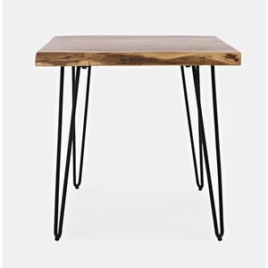 Nature's Edge 24'' Solid Acacia Square End Table - Picture 1 of 6