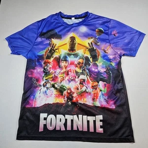Fortnite Kinder T-Shirt Allover doppelseitig Grafik Tee Polyester S: Youth 10 - Bild 1 von 9