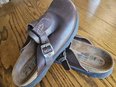 Коричневые кожаные сабо Naot размер 40 - Изображение 1 из 4