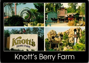 6x4" Postcard Buena Park California - Knott's Berry Farm - Multiview - Picture 1 of 2