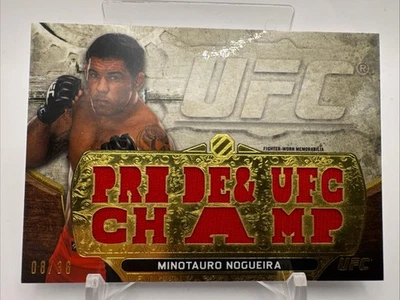 Minotauro Nogueira 2014 Knockout Triple Threads Relic 8/36 UFC- 2072 - Image 1 of 2