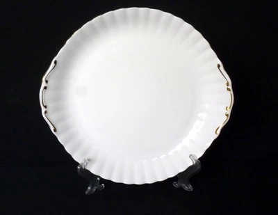 Royal Albert Val D'Or 26.5cm handled cake serving tray platter - Imagem 1 de 4