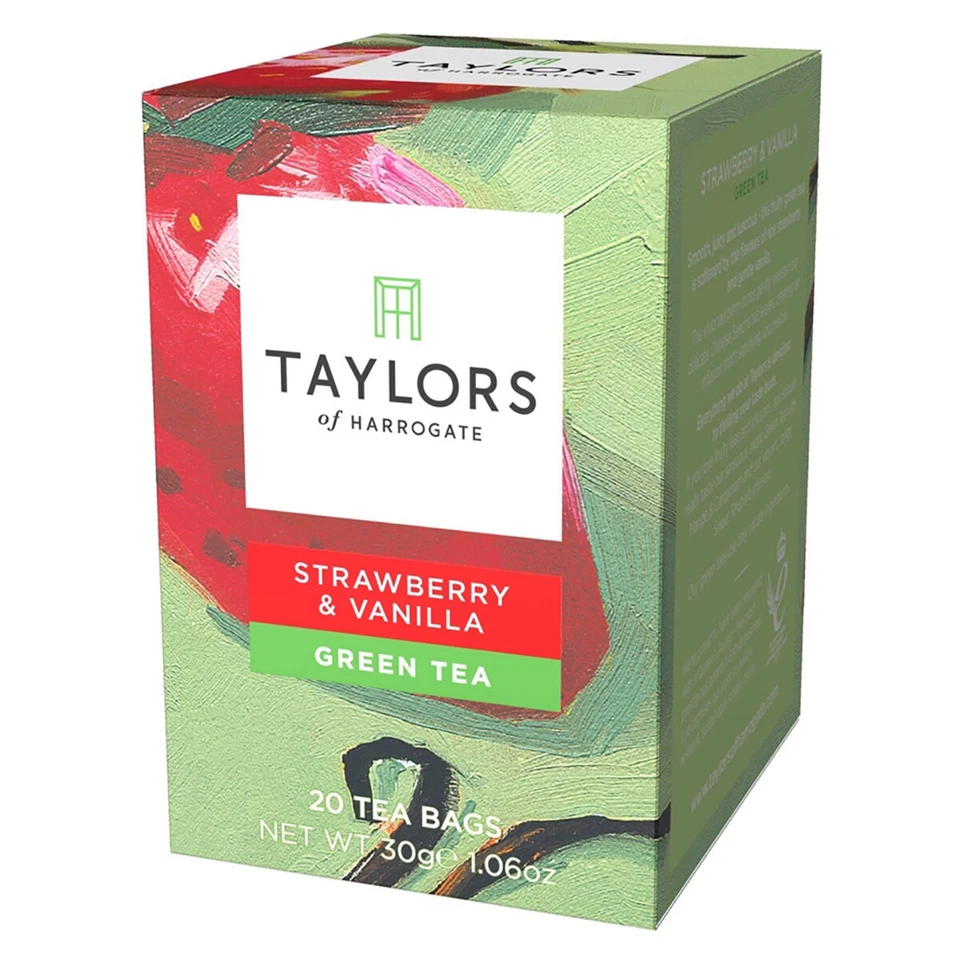 Taylors of Harrogate Tea - Strawberry & Vanilla Tea - 20 count - Image 1 of 1