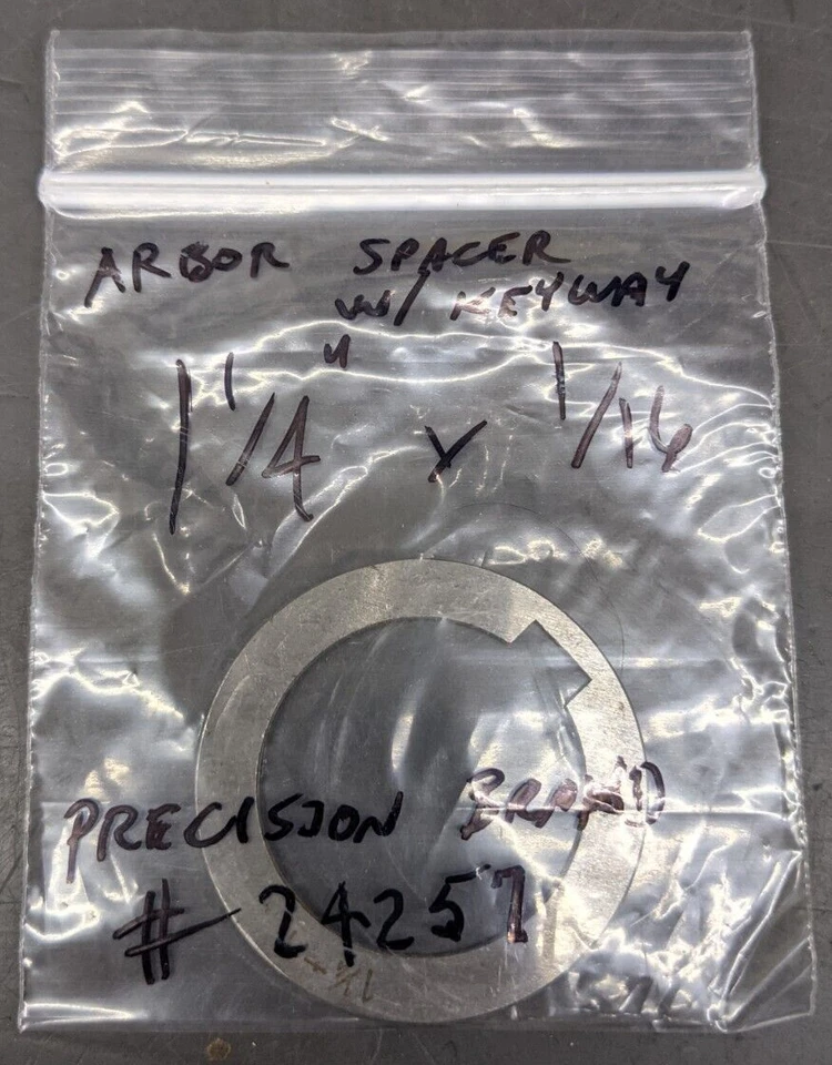 Espaciador de eje 1-1/4" x 1-3/4" x 1/16" (o .0625) #24257 Foto 1 de 1