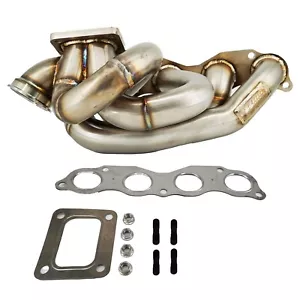T4 Top Mount Turbo Manifold K-Series K20 K24 CRX Si Civic TSX TL Hatch EF R USA - Bild 1 von 13