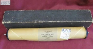 1890s ANTIQUE PLAYER PIANO BOXED PERFORATED ROLL – DREAM OF LOVE BY LISZT RARE - Picture 1 of 14