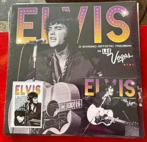 A Shining Artistic Triumph In Las Vegas Elvis Presley LP+CD Set - Bild 1 von 2