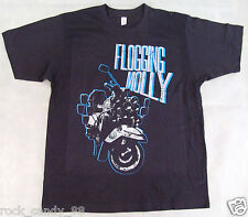 FLOGGING MOLLY Vespa T-shirt LA Cali Celtic Punk Rock Tee Adult SMALL Black New