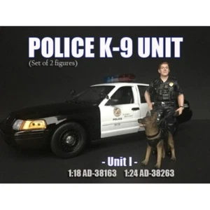 American Diorama 38163 Police K9 Unit policía con perro 1:18 1/1000 - Imagen 1 de 1