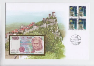 San Marino, Numisletter with banknote, 2001 uncirculated 115446 - Picture 1 of 2
