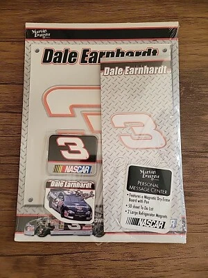 Nascar Dale Earnhardt 2002 centro de mensajes personales imanes de borrado en seco Y2K Foto 1 de 4