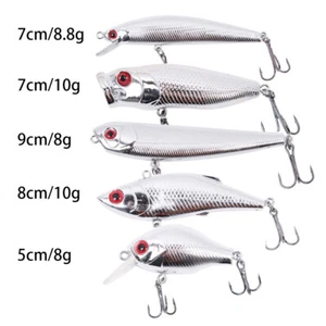 5pcs Mixed Size Fishing Lures Hard Bait Mini Lure - Picture 1 of 24