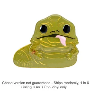 Star Wars Classic Jabba the Hutt 4” Funko Pop! Enamel Pin Chase Ships 1 in 6 - Picture 1 of 2