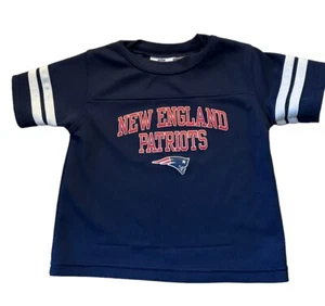 New England Patriots Shirt NFL Team Apparel Navy maglia bambino bambini taglia 3T - Foto 1 di 8