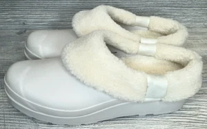 Hunter Play WFF1000RSP Womens 8 Clog White Willow Sherpa Insulated Slip On Shoes - Picture 1 of 7
