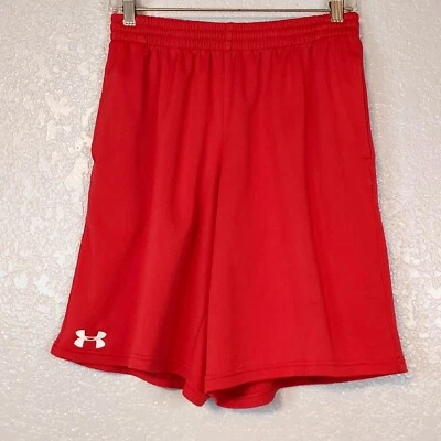 Pantalones Cortos Under ArmourYouth Medianos Rojos Elásticos y Cordón Cintura Logo Cintura 26"+ Foto 1 de 4