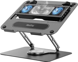 Laptop Cooling Stand with Detachable Thermoelectric Cooler, Adjustable Height & - Afbeelding 1 van 7