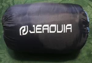 Jeaouia Schlafsack Navy Blau Anti Reißen Polyester 3 Jahreszeiten Camping Wandern - Bild 1 von 3