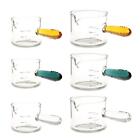 Espresso Glasses Coffee Measuring Cup Versatile Sauce Pitcher for Daily Use