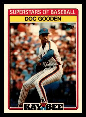 Doc Gooden 1989 Topps Kay-Bee Superstars #14 New York Mets Mint - Image 1 of 2