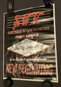 Vintage SWV - YOU'RE THE ONE Promo nur 1996 Poster 19x25 selten! - Bild 1 von 1