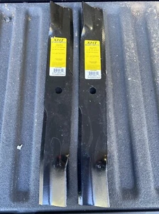 Lot of 2 XHT Heavy Duty Lawn Mower Blade Replacements For Hustler 797696. #C36 - Picture 1 of 4