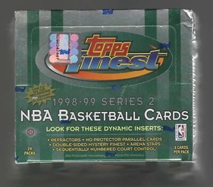 1998-99 Topps Finest Series 2 NBA Basketball FACTORY SEALED HOBBY BOX! - Picture 1 of 6
