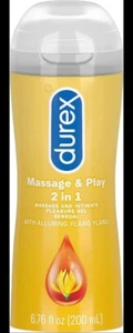 Durex Sensual Massage & Play 2 in 1, Massage Gel and Personal Lubricant, 6.76 oz - Picture 1 of 1
