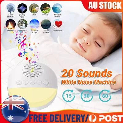 White Noise Nature Sound Machine Sleep Aid Sounds Sleeping Machine Therapy Relax - image 1 of 4