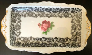 Vintage Royal Albert Senorita Large Sandwich Tray First Quality - Picture 1 of 6