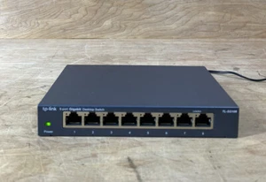 TP-Link TL-SG108 | 8 Port Gigabit Switch Managed TESTED - Picture 1 of 6