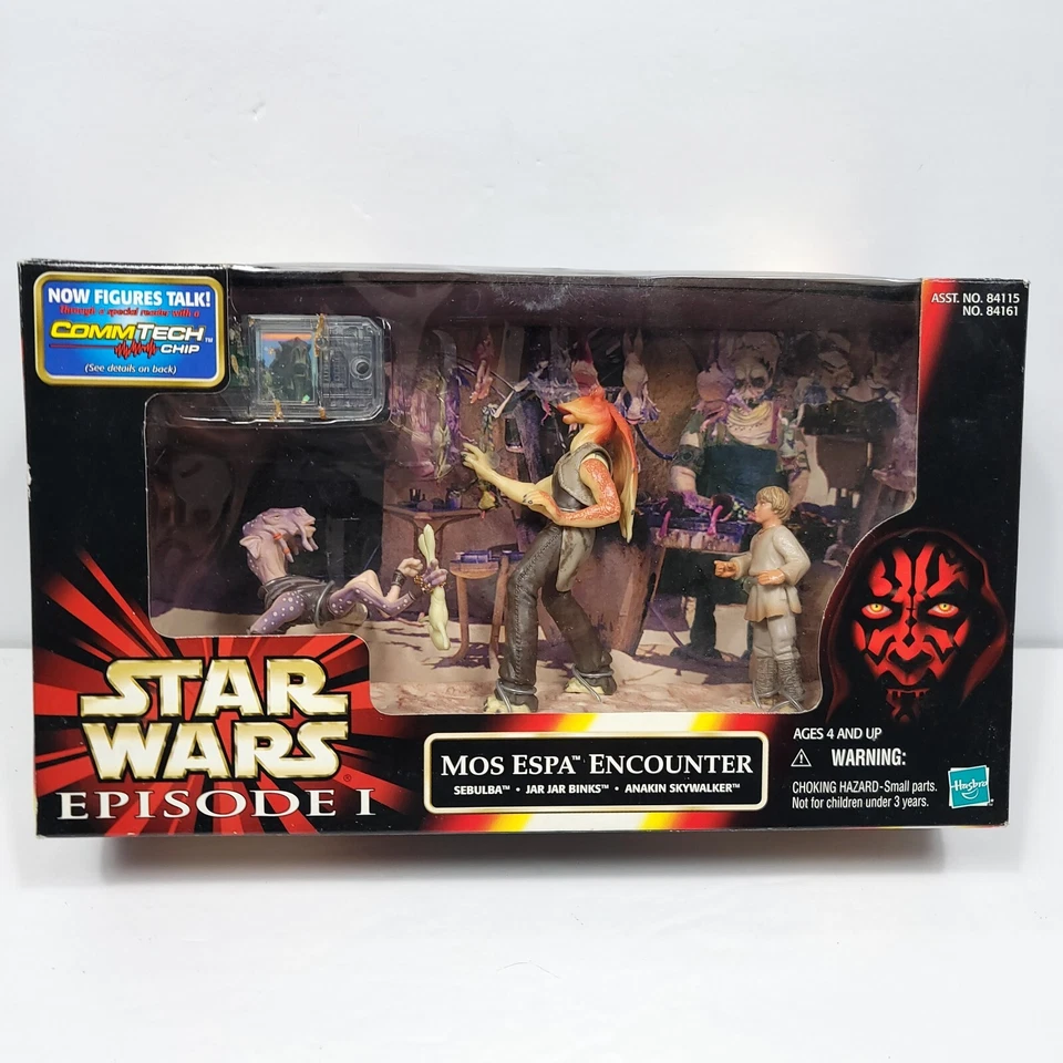 Star Wars Episode I: Mos Espa Encounter Sebulba jar jar Binks Anakin Hasbro NEW - Image 1 of 4