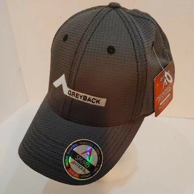 Antigua Greyback Performance Technical Fit Grey Polyester S/M Cap Hat NEW b48 Foto 1 de 4
