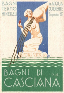 ZANONI - BAGNI di CASCIANA, Pisa - Pubblicitaria, Advertising - VG - PU002 - Picture 1 of 2