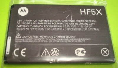 Batería Motorola HF5X DEFY Electrify MB525 ME525 MB526 MB855 XT320 XT535 (BIN25) Foto 1 de 3