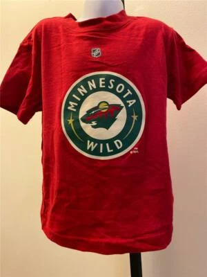 New Minnesota Wild #32 Niklas Backstrom Kids Sizes S-M Red Shirt - Image 1 of 4